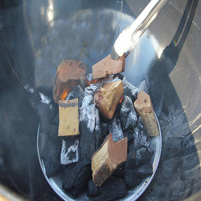 Western BBQ Maple Barbecue Flavor Wood Cooking Chunks for Grilling (2 Pack) - VMInnovations