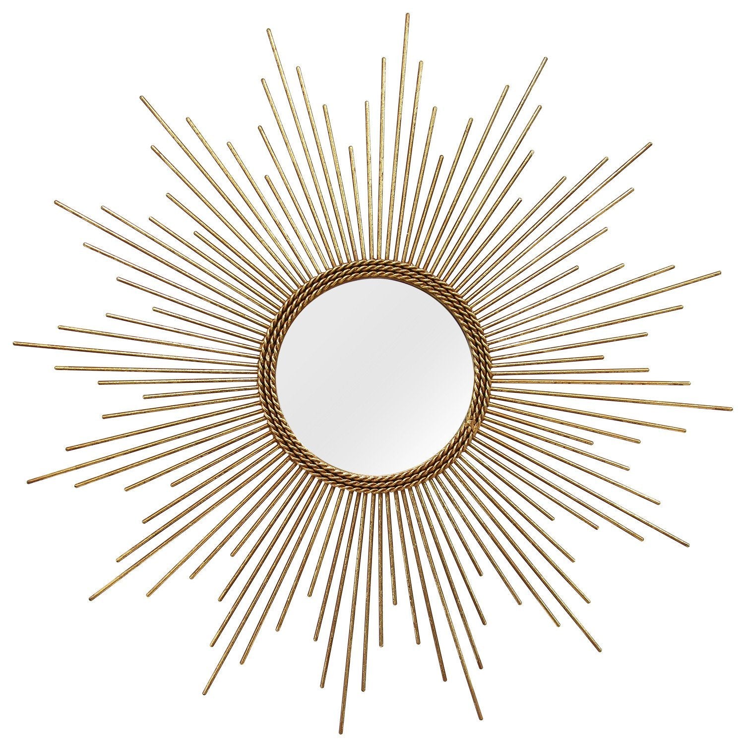 Stratton Home Decor Andrea Gold Metal Wall Mirror Decor Art (Open Box)
