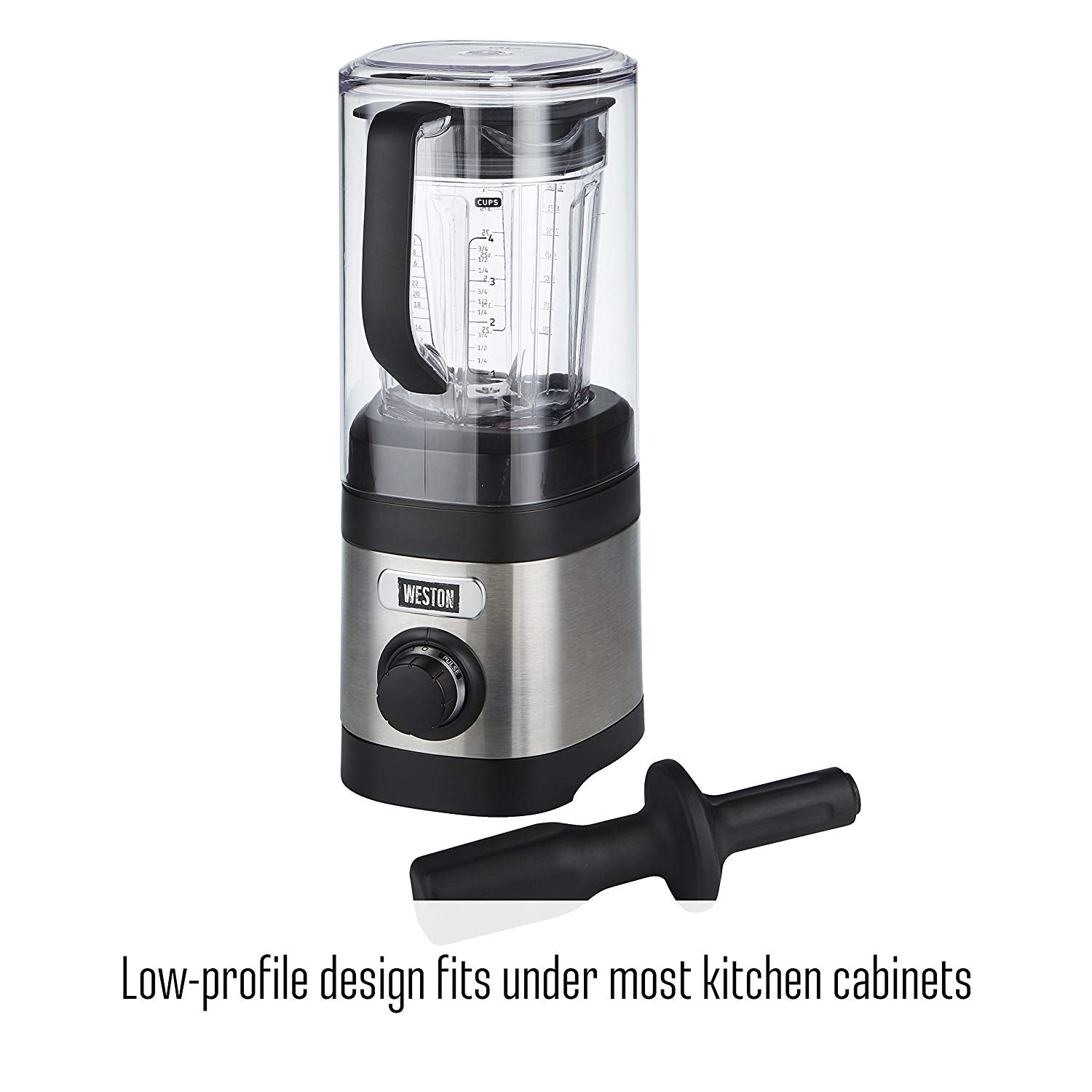 Weston 58917 32 Oz Dishwasher Safe Kitchen Blender & 175 Baby Food Recipe Book