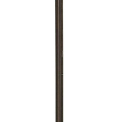 StyleCraft 72" 3 Glass Shade Bronze Champagne Pendant Dimple Floor Lamp(Damaged)