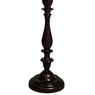 Abode 84 61" Charlton Bronze Classic Floor Lamp with Silk Taupe Drum Shade