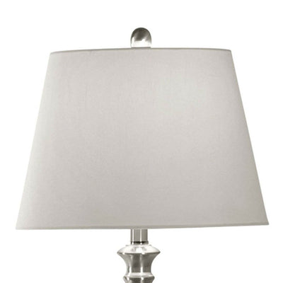 Abode 84 Brushed Steel Modern Table Lamp Pair and Floor Lamp Set | L81030 (Used)