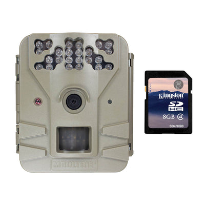 Moultrie Game Spy 2 Plus 9MP Low Glow Infrared Game Trail Camera + 8GB SD Card