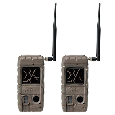 Cuddeback 2 Flash Invisible IR Game Trail Cameras + Wireless Network (2 Each)