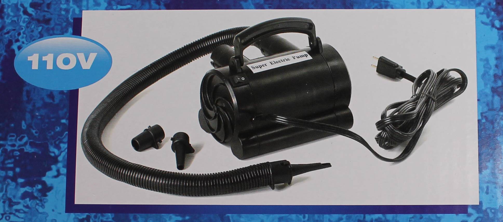 Swimline 110V Electric Air Pump for Inflatable Rafts, Toys, and Air Mattresses - VMInnovations