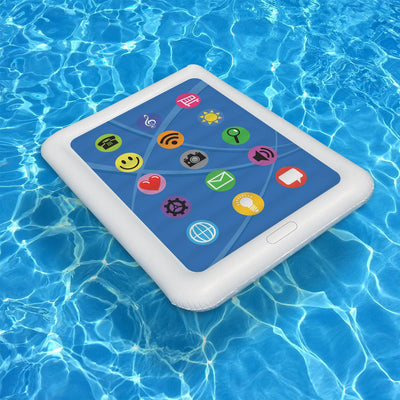 Swimline Smart Tablet Double Float Inflatable Swimming Pool Toy Raft | 90637