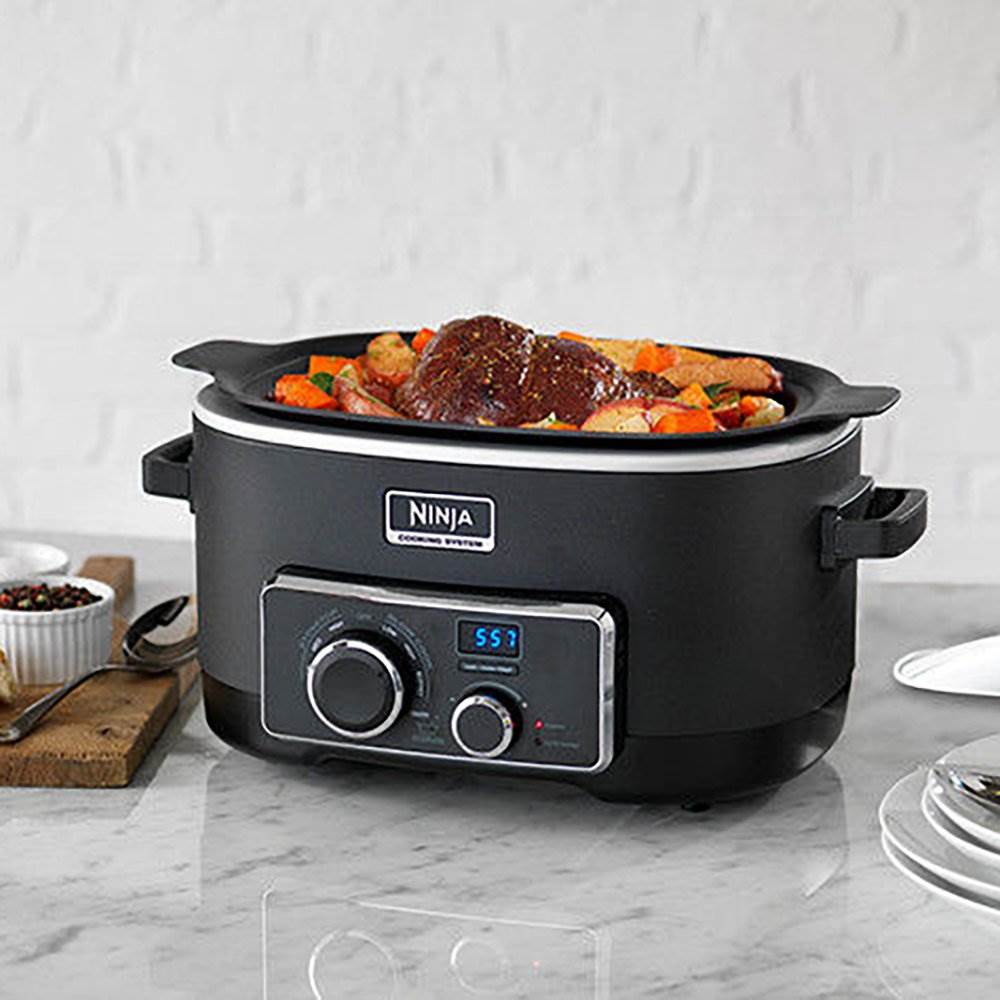 Ninja 6 Quart 3 In 1 Black Multi-System Slow Cooker (Refurbished) (Defective)