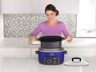 Ninja 6 Quart 3 In 1 Blue Multi-System Slow Cooker (Refurb, Open Box)