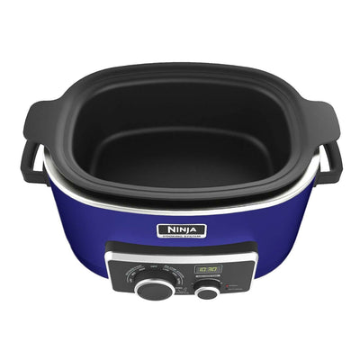 Ninja 6 Quart 3 In 1 Blue Multi-System Slow Cooker (Refurb, Open Box)