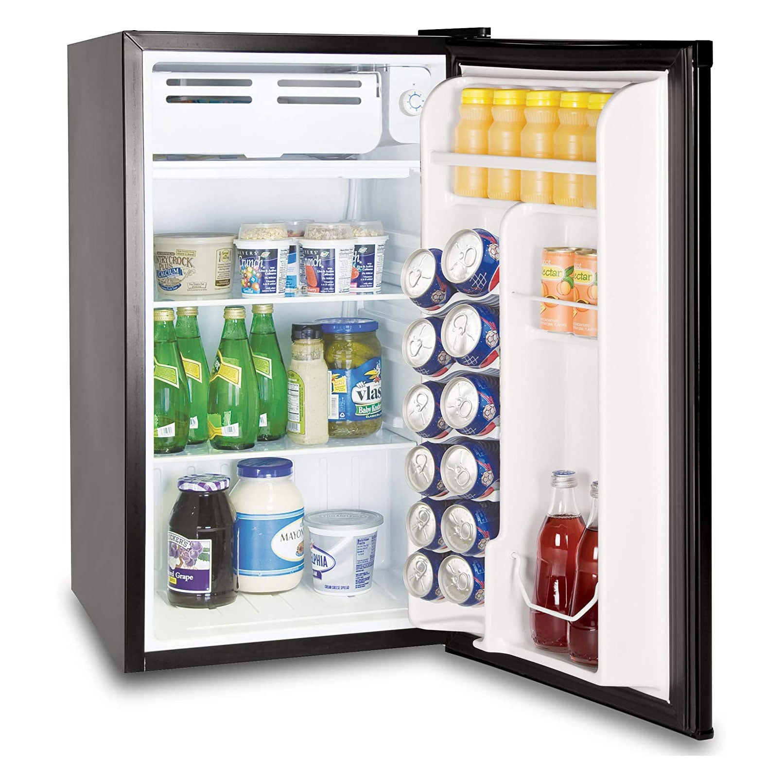 RCA EFR331 3.2 Cu Ft Compact Mini Fridge with Erase Board, Black (Used)