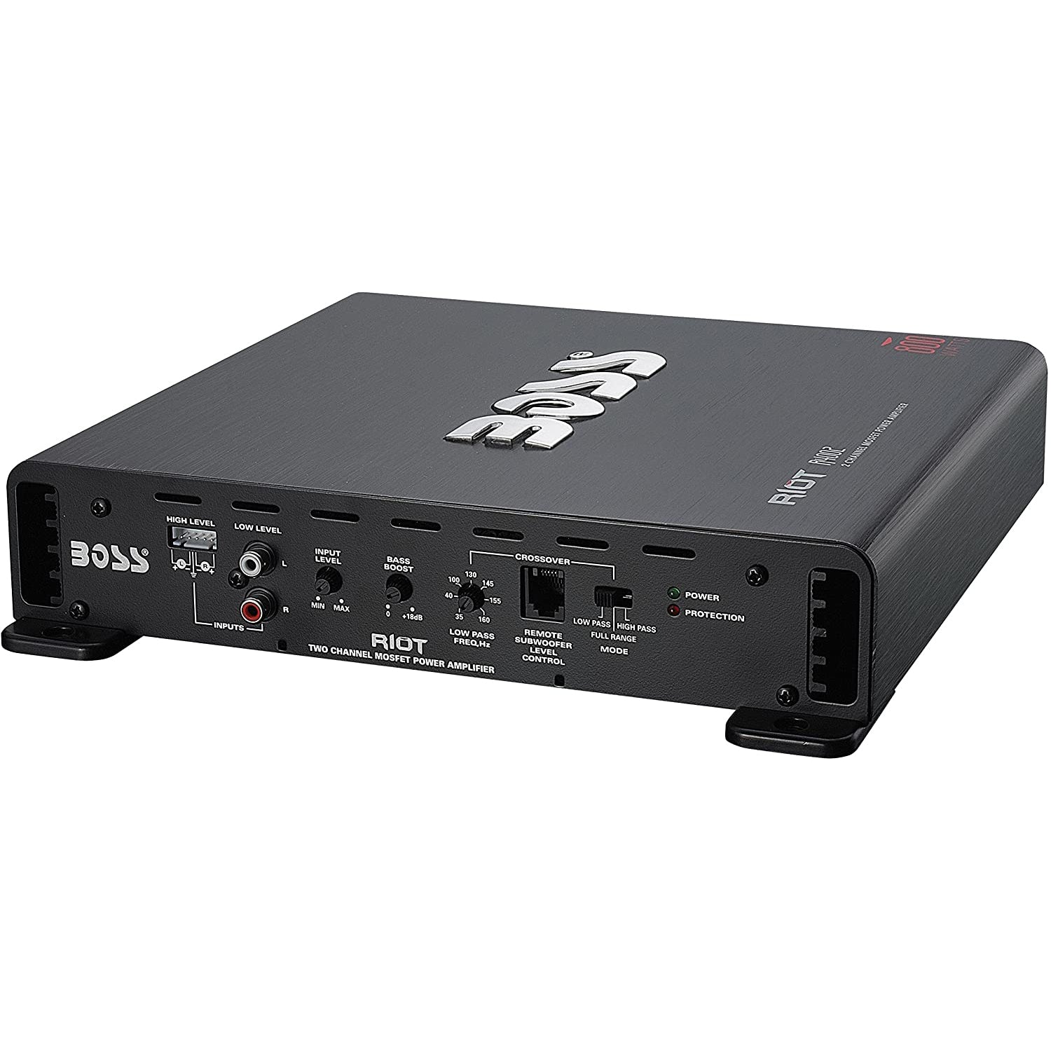 BOSS Audio Systems R4002 800W 2-Channel Power Car Audio Amp and Remote (2 Pack)