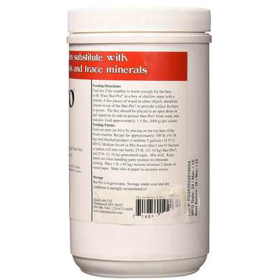 Allied Precision Industries Pollen Substitute Powder for Bees, 1 Pound (2 Pack) - VMInnovations