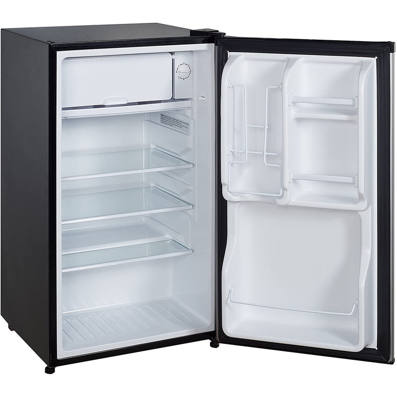 Magic Chef MCBR350S2 3.5 Cubic Feet Compact Mini Refrigerator & Freezer, Silver (Certified Refurbished)