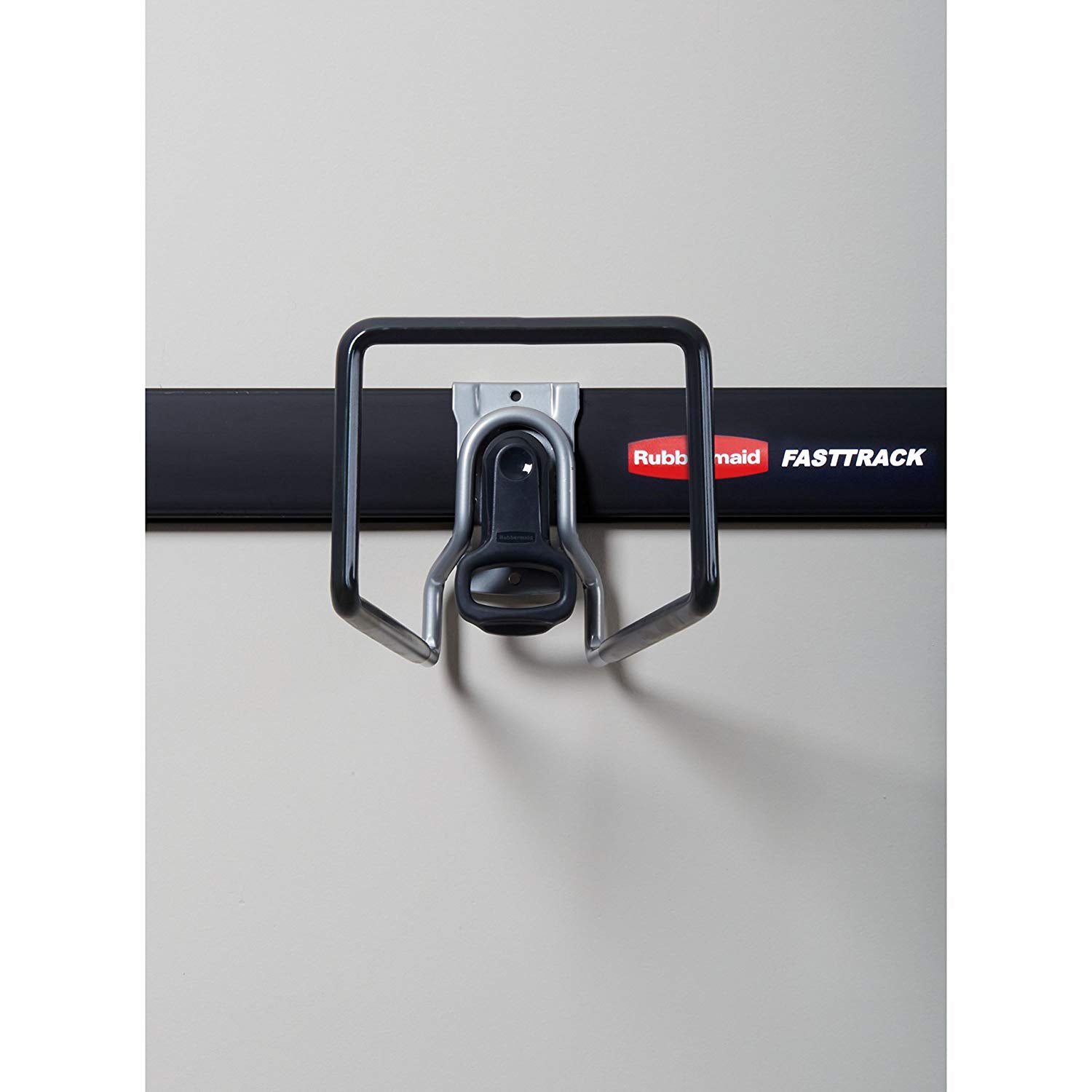 Rubbermaid FastTrack Rail Garage Storage System Water Hose Hook, Black (4 Pack) - VMInnovations