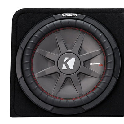 Kicker Dual 12" Slim Subwoofer Enclosure, Planet Audio 1500 Amp & QPOWER WireKit
