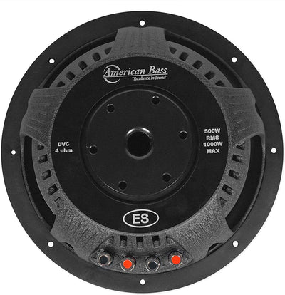 American Bass ES 1044 10 Inch 1000 Watt Subwoofer Speaker with Vented Enclosure - VMInnovations