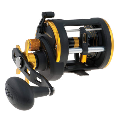 Penn Squall Levelwind Saltwater Fish Trolling Fishing Reel, Black (Refurbished)