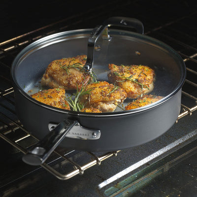 Emeril Lagasse Nonstick Hard Anodized Covered Deep 5 Quart Saute Pan (Open Box)