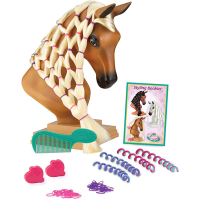 Breyer 7402 Blonde Mane Beauty Toy Horse Styling Head with Hair Tools, Sunset