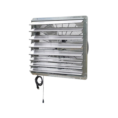 iLiving 2 Speed 30 Inch Exhaust Attic Garage Grow Fan w/ Thermostat (Used)
