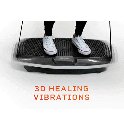 LifePro Hovert 3D Vibration Plate Body Exercise Workout Equipment Machine, Black
