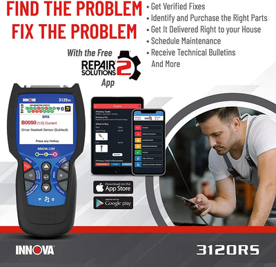 INNOVA FixAssist Bluetooth Code Reader Vehicle Diagnostic Scanner Tool (Used)