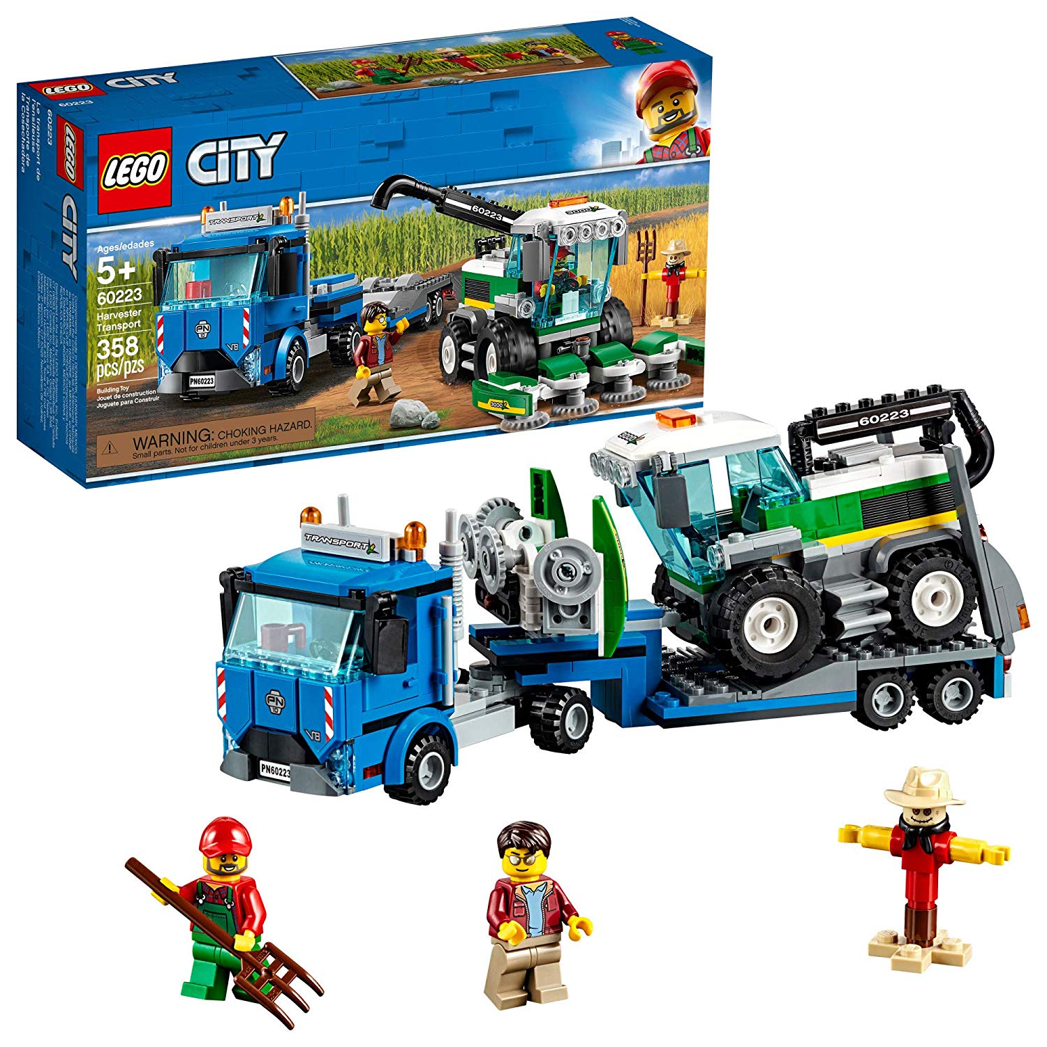 LEGO City 6251516 Combine Harvester and Transport Truck with Trailer Build Set