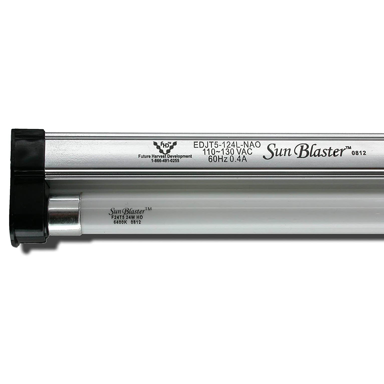 SunBlaster 0900172 T5HO 24" 24W Strip Light Fixture Grow Lighting Kit, 2 Foot - VMInnovations