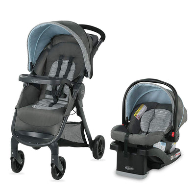 Graco FastAction SE Stroller w/ SnugRide 30 LX Infant Car Seat Travel System