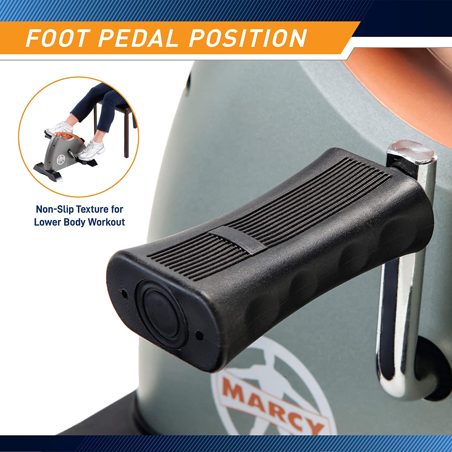 Marcy Deluxe Mini Cardio Cycle Multipurpose Home Gym Equipment (For Parts)