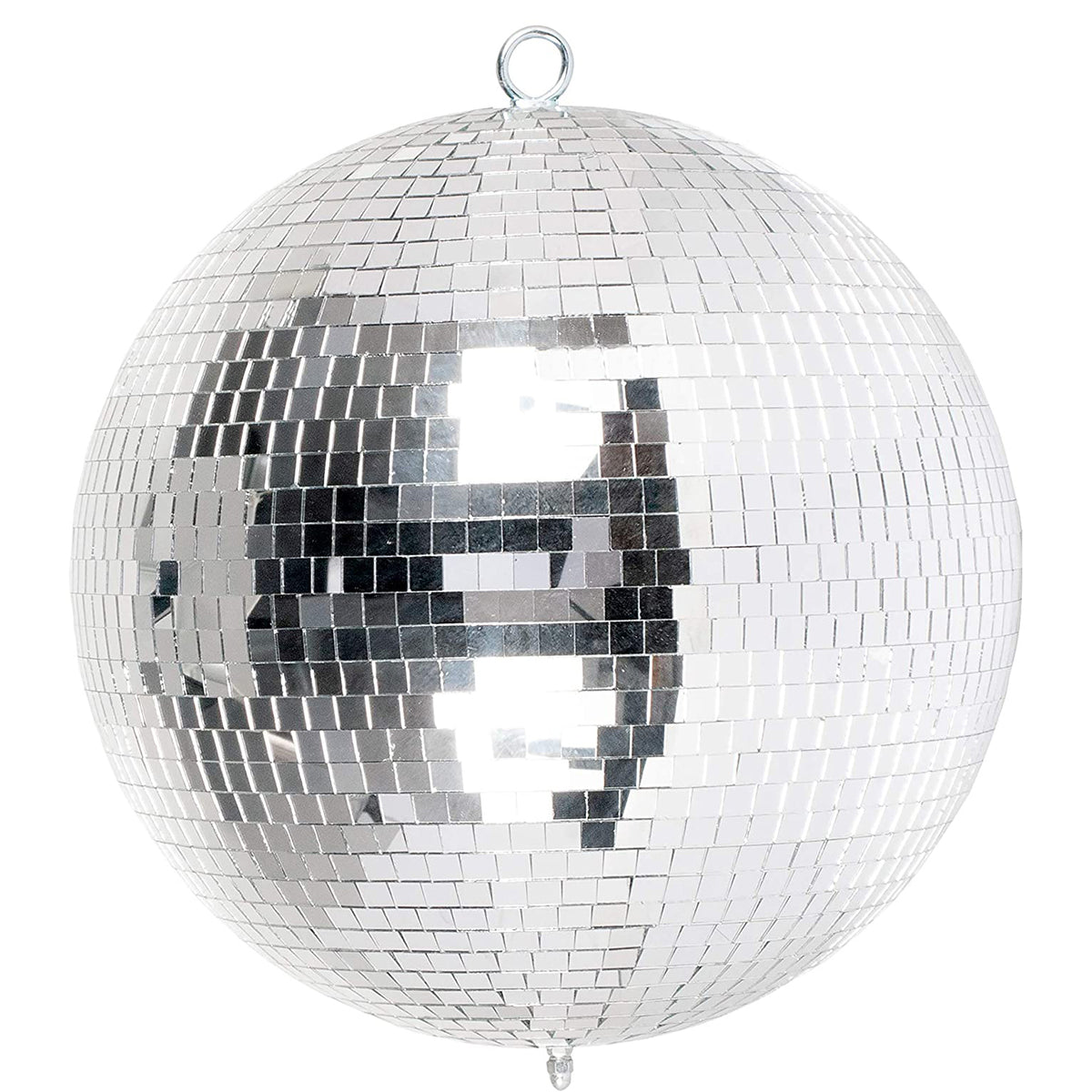 Eliminator Lighting EM12 12-Inch Disco Mirror Ball with Hanging and Motor Ring