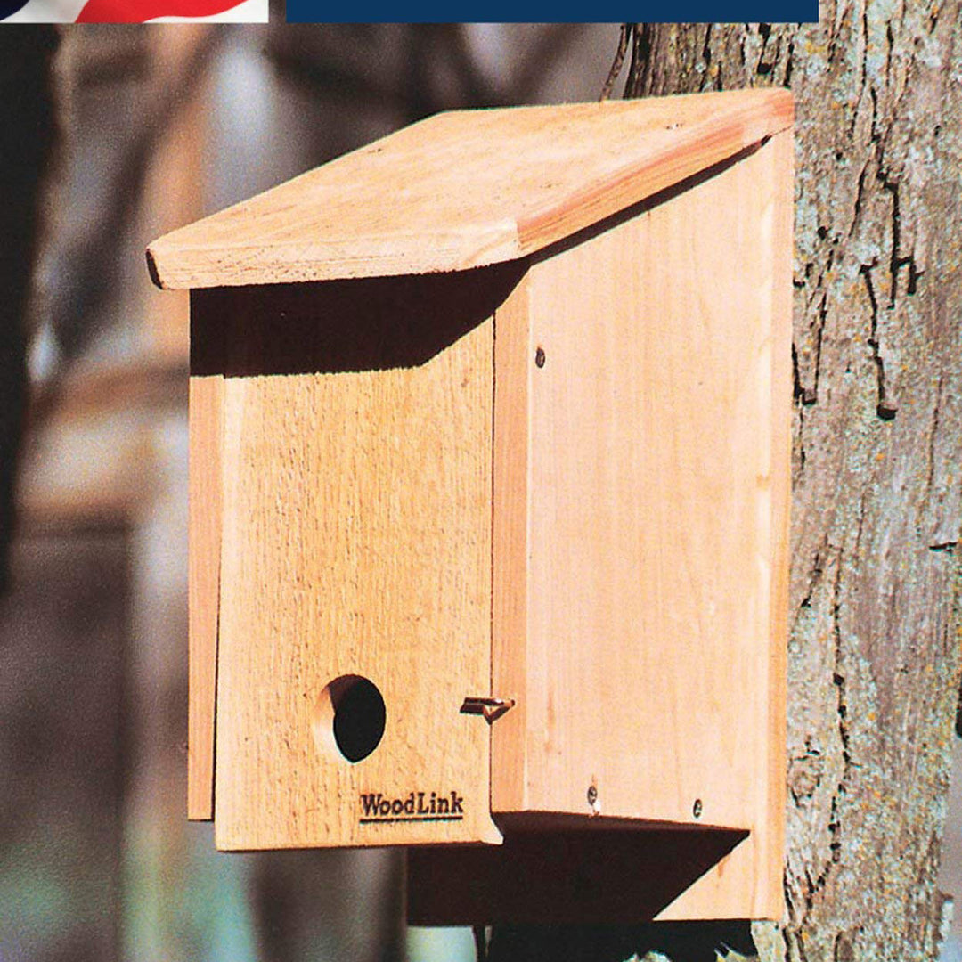 Woodlink Kiln-Dried Cedar Birdhouse Winter Roosting/Shelter Box, Brown (2 Pack)