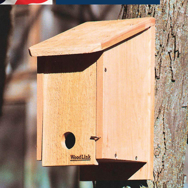 Woodlink Kiln-Dried Cedar Birdhouse Winter Roosting and Shelter Box (Open Box)