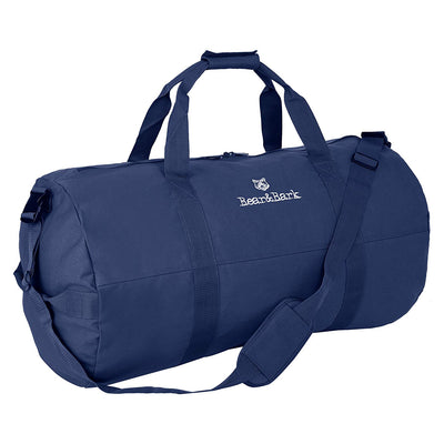 Bear&Bark 38 x 20 Inch Military Travel Duffel Bag with Strap, Blue (Open Box)