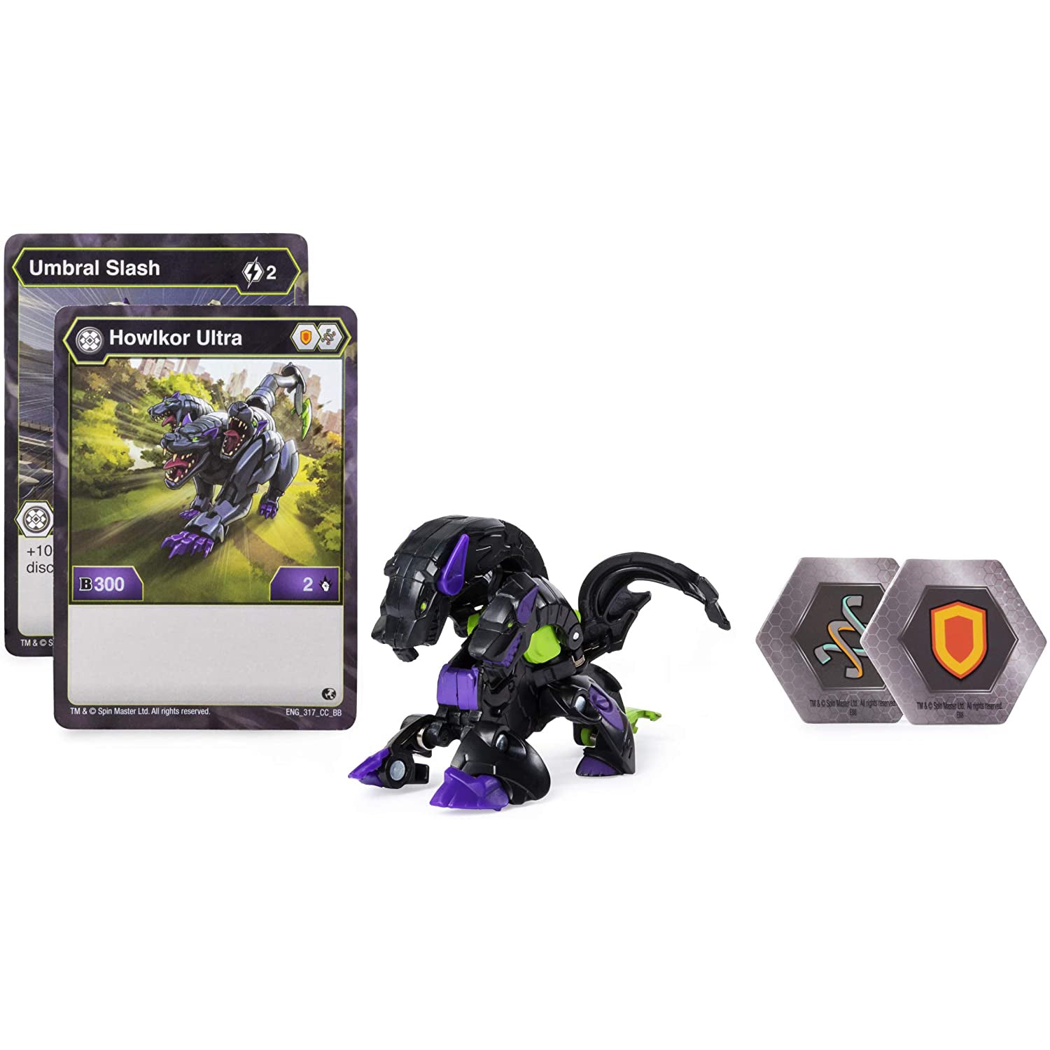 Bakugan 3-Inch Tall Collectible Transforming Howlkor Creature for Ages 6 & Up