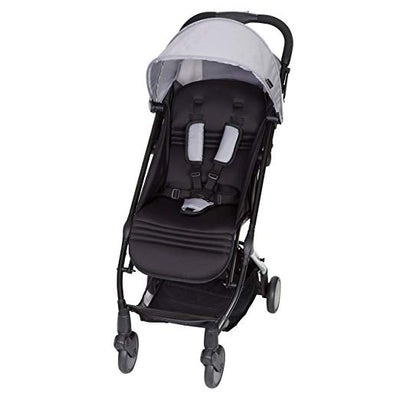 Baby Trend Tri Fold Compact Mini Stroller with Carry Strap, Pebble (Open Box)