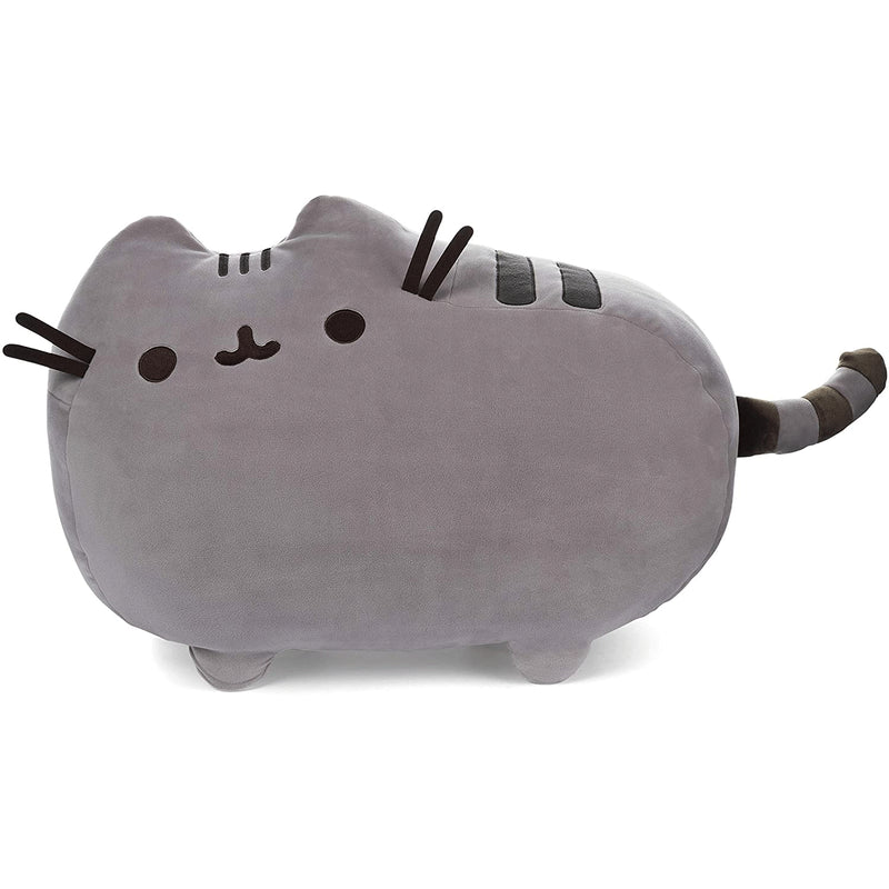 GUND Pusheen Squisheen Squishy Large 20 Inch Stuffed Animal Cat Plush Toy, Gray