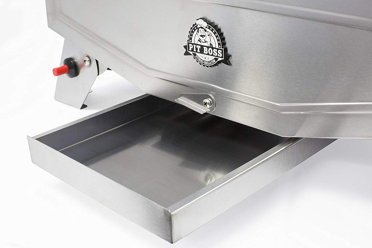 Pit Boss Grills Stainless Steel 2 Rack 1 Burner Propane Gas Grill (Open Box)