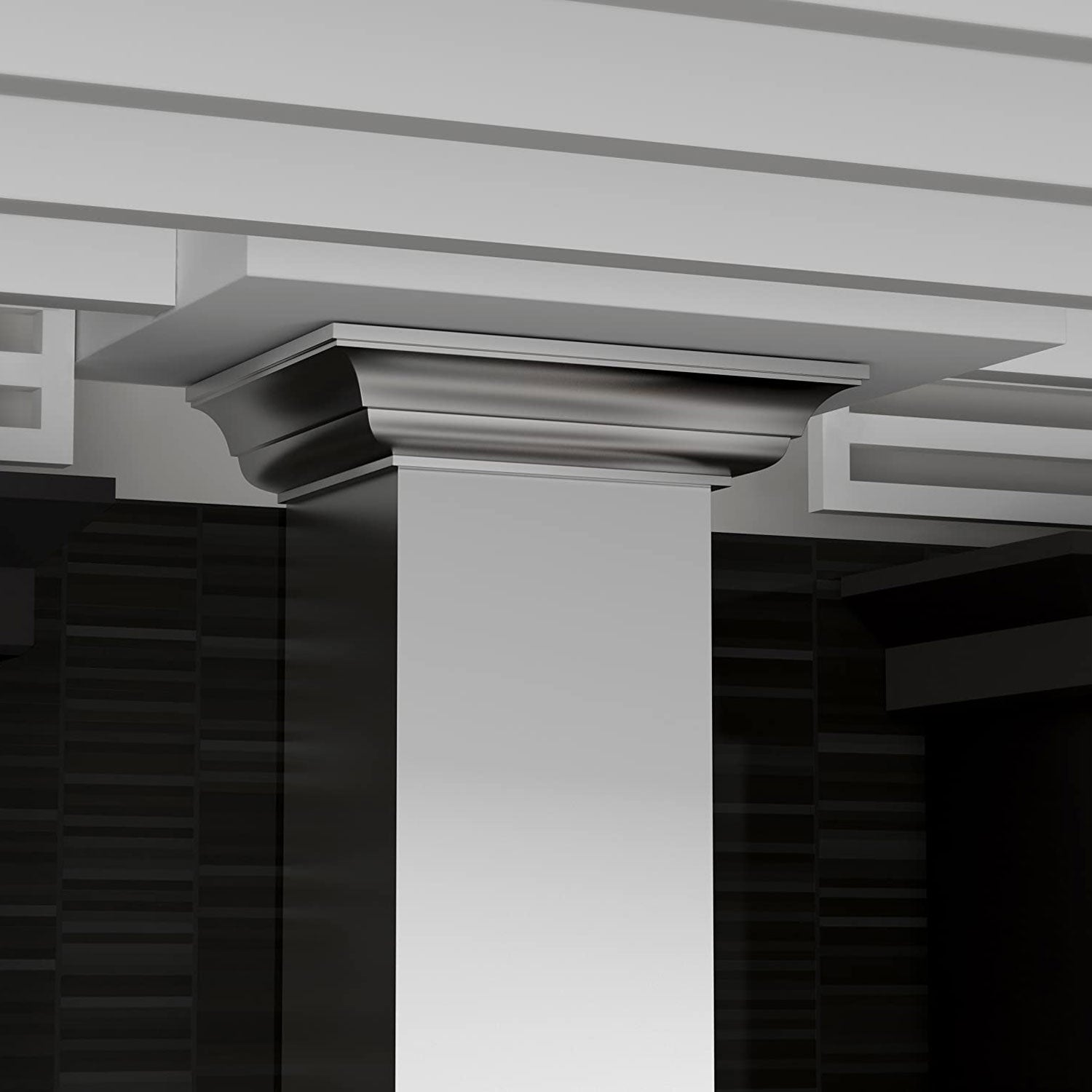 ZLINE KL2CRN 30 Inch Mount Wall Range Hood With Crown Molding, Stainless Steel