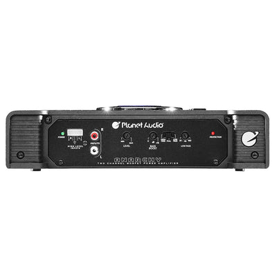 Planet Audio AC600.2 600W 2 Channel MOSFET Class A/B Power Stereo Car Amplifier - VMInnovations