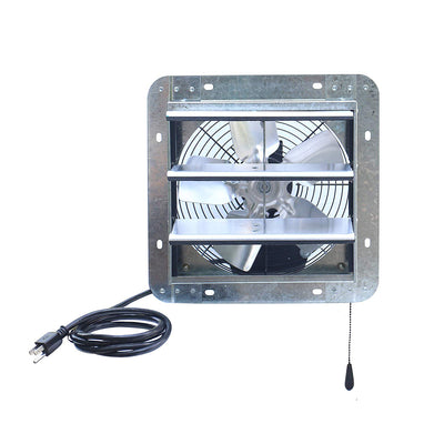 iLiving 3 Speed 10 Inch Exhaust Attic Garage Grow Fan w/ Thermostat (Open Box)