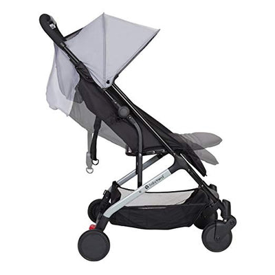 Baby Trend Tri Fold Compact Mini Stroller with Carry Strap, Pebble (Open Box)