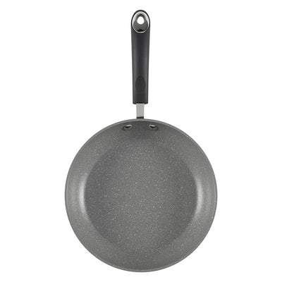 Bialetti 7351 Granito Nonstick Hard Anodized Covered 10 Piece Cookware Set, Gray
