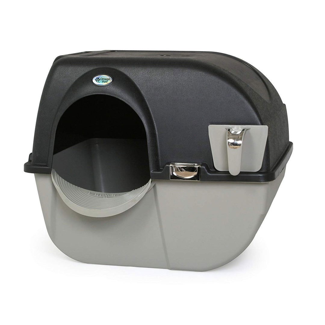 Omega Paw Roll N Clean Self Separating Self Cleaning Litter Box, Large(Open Box) - VMInnovations