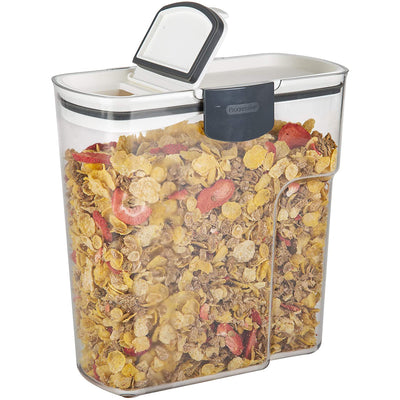 PrepWorks by Progressive 4.5-Quart Large Plastic Cereal Keeper Container, Clear