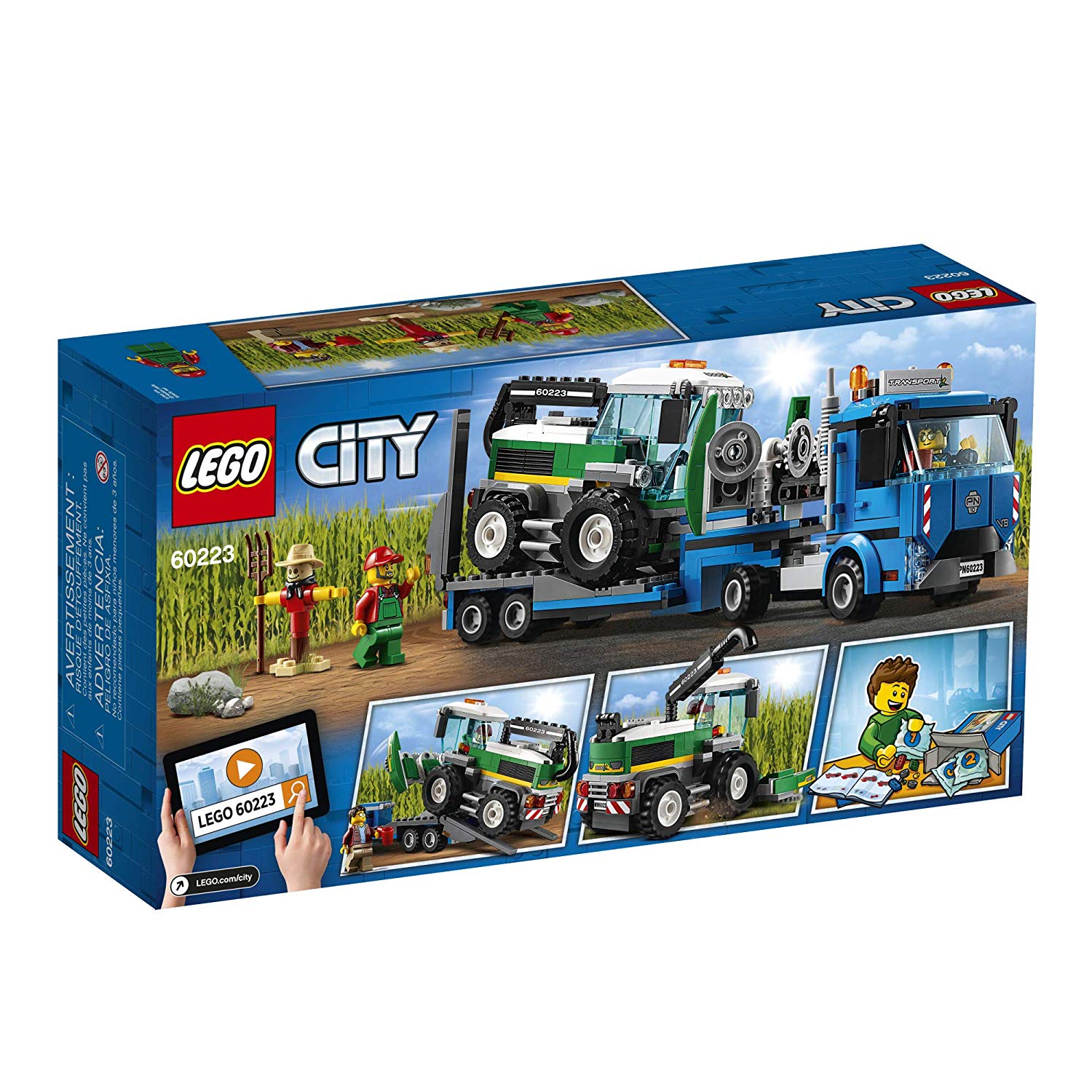 LEGO City 6251516 Combine Harvester and Transport Truck with Trailer Build Set