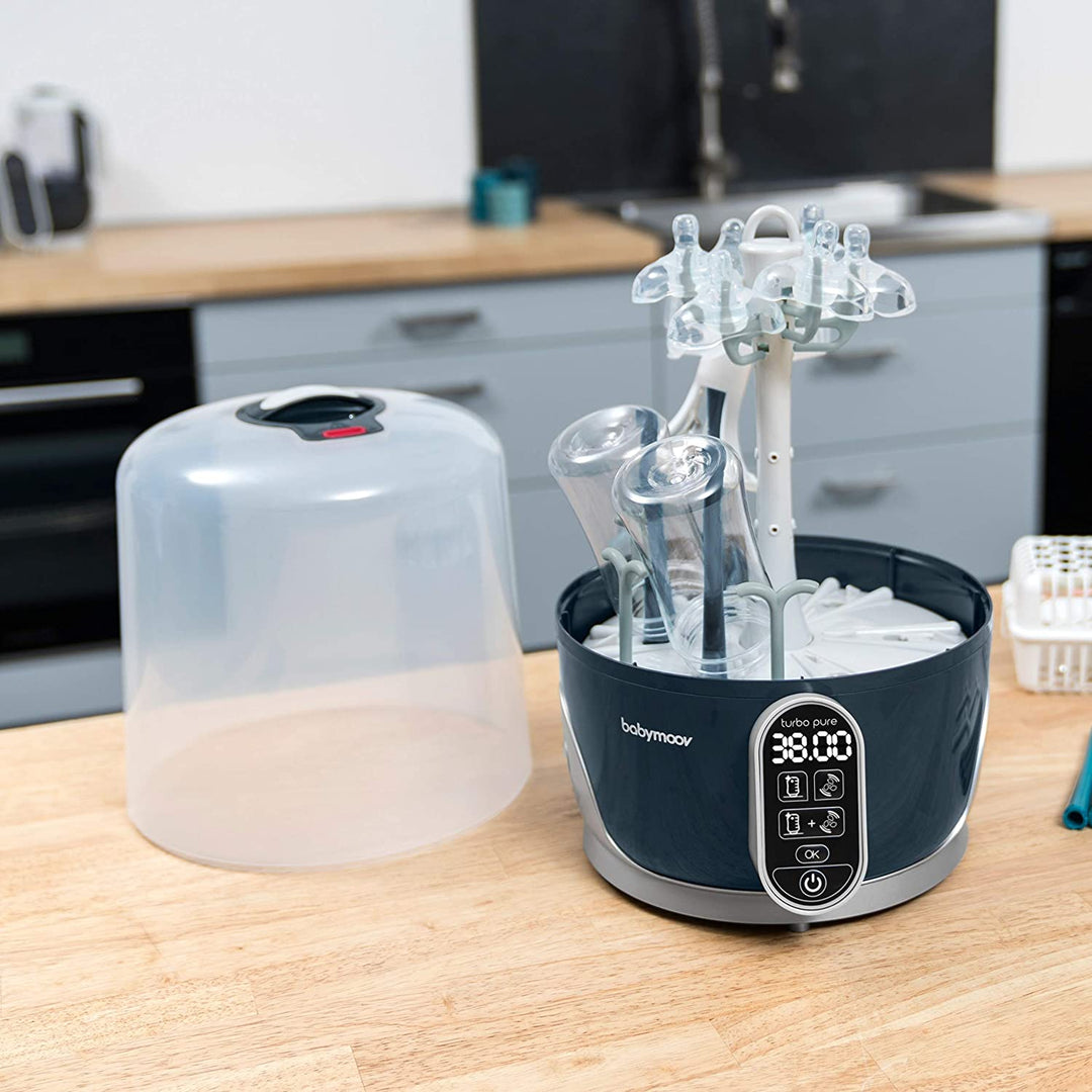 Baby Moove Baby Bottle Automatic Turbo Pure Sterilizer and Dryer (Open Box) - VMInnovations