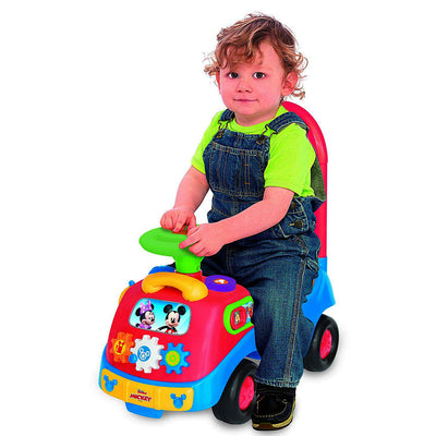 Kiddieland Toys Disney Mickey and Friends Gears Ride On Toy Car (Open Box)