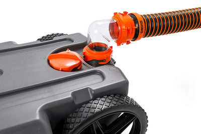Camco Rhino Portable 15 Gallon RV Waste Tank Holding Hose, Accessories(Open Box)