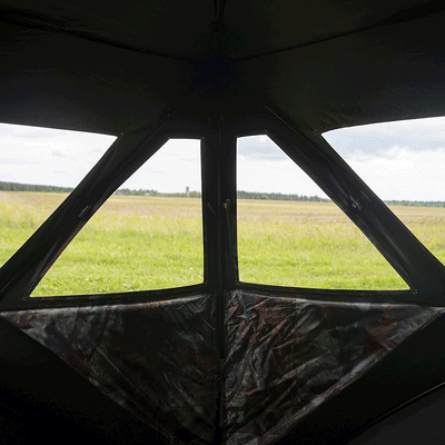 Barronett Blinds 200 Pop Up Hunting Blind Shelter Bloodtrail Woodland (Open Box) - VMInnovations